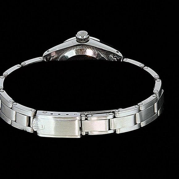 Rolex Ladies Oyster Perpetual Stainless Steel Diamond Bezel Dial Watch main image 8
